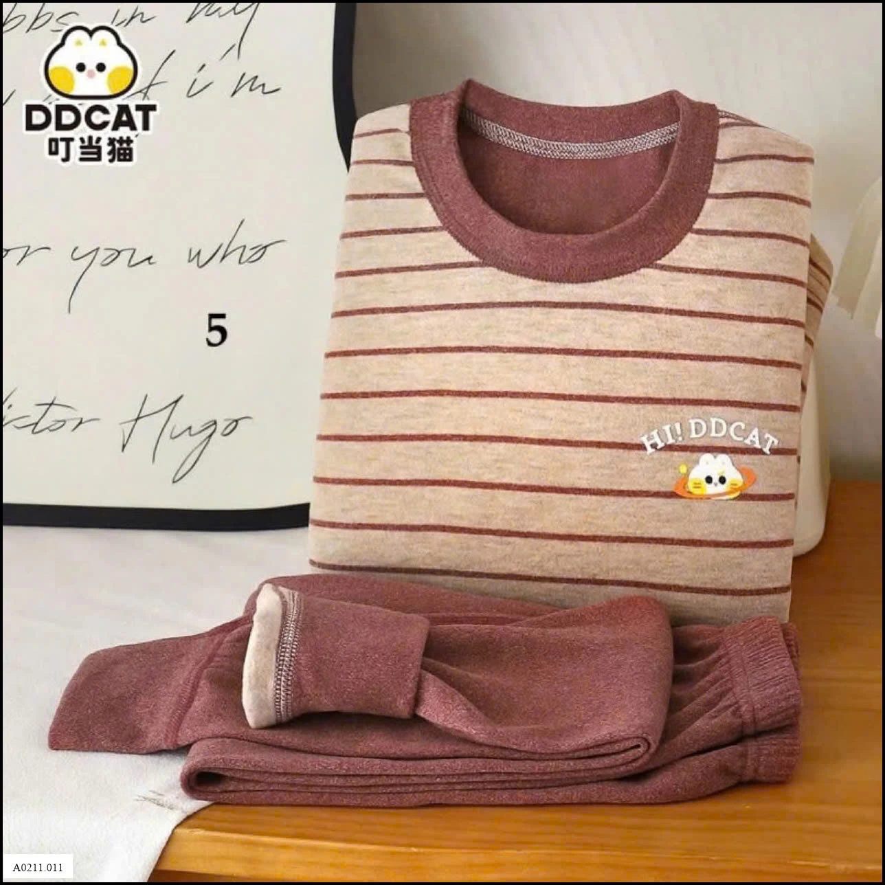 BỘ THU ĐÔNG MẶC NHÀ HÃNG DDCAT   Giá sỉ sz 90-130 :105k;  sz 140-180: 119k