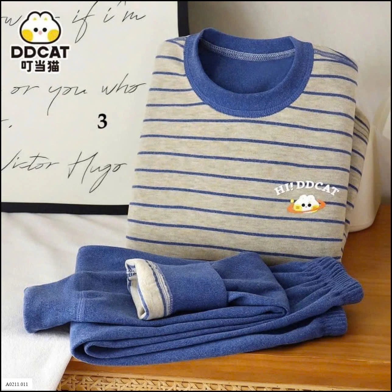 BỘ THU ĐÔNG MẶC NHÀ HÃNG DDCAT   Giá sỉ sz 90-130 :105k;  sz 140-180: 119k