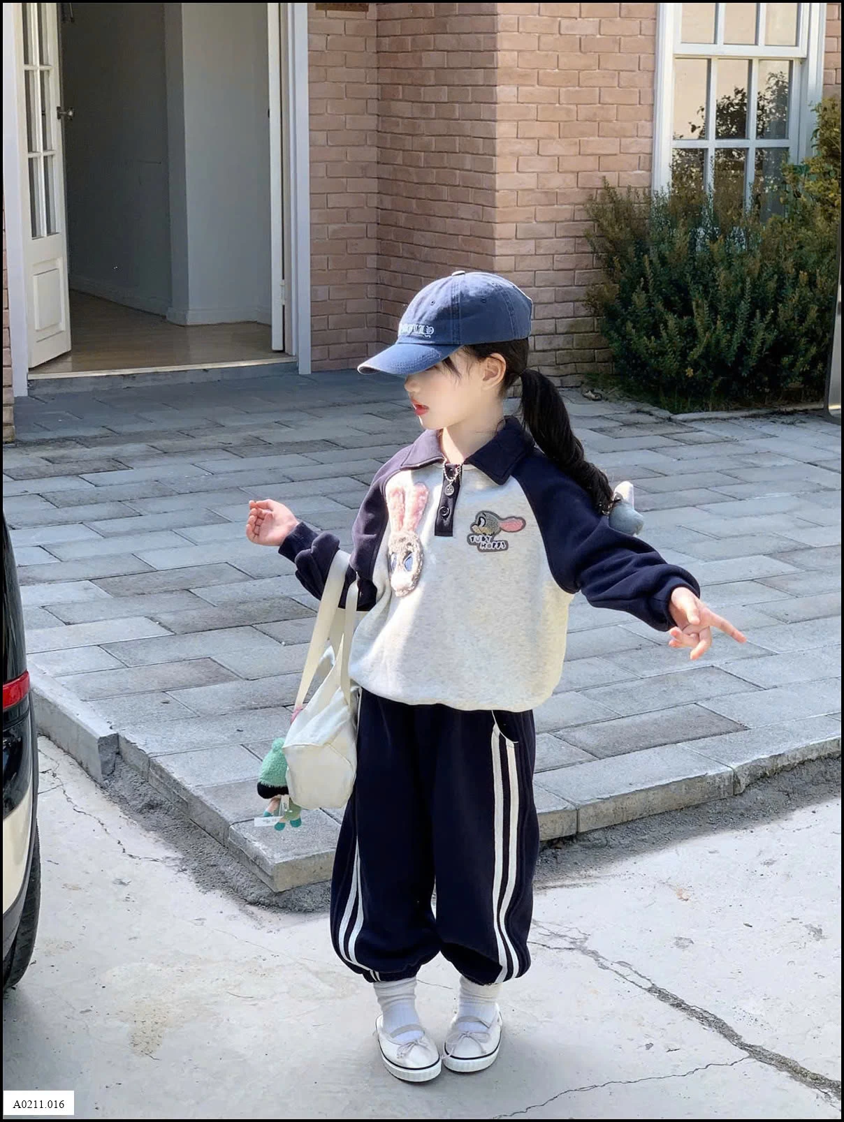 BỘ POLO NỈ THỎ BG   Giá sỉ 294k