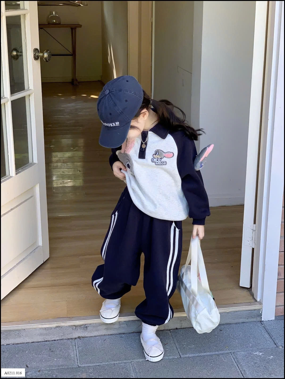 BỘ POLO NỈ THỎ BG   Giá sỉ 294k