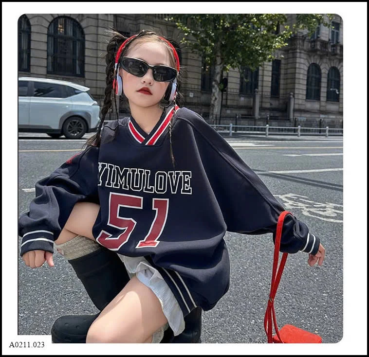 ÁO NỈ SỐ 51 DÁNG RỘNG   Giá sỉ 194k