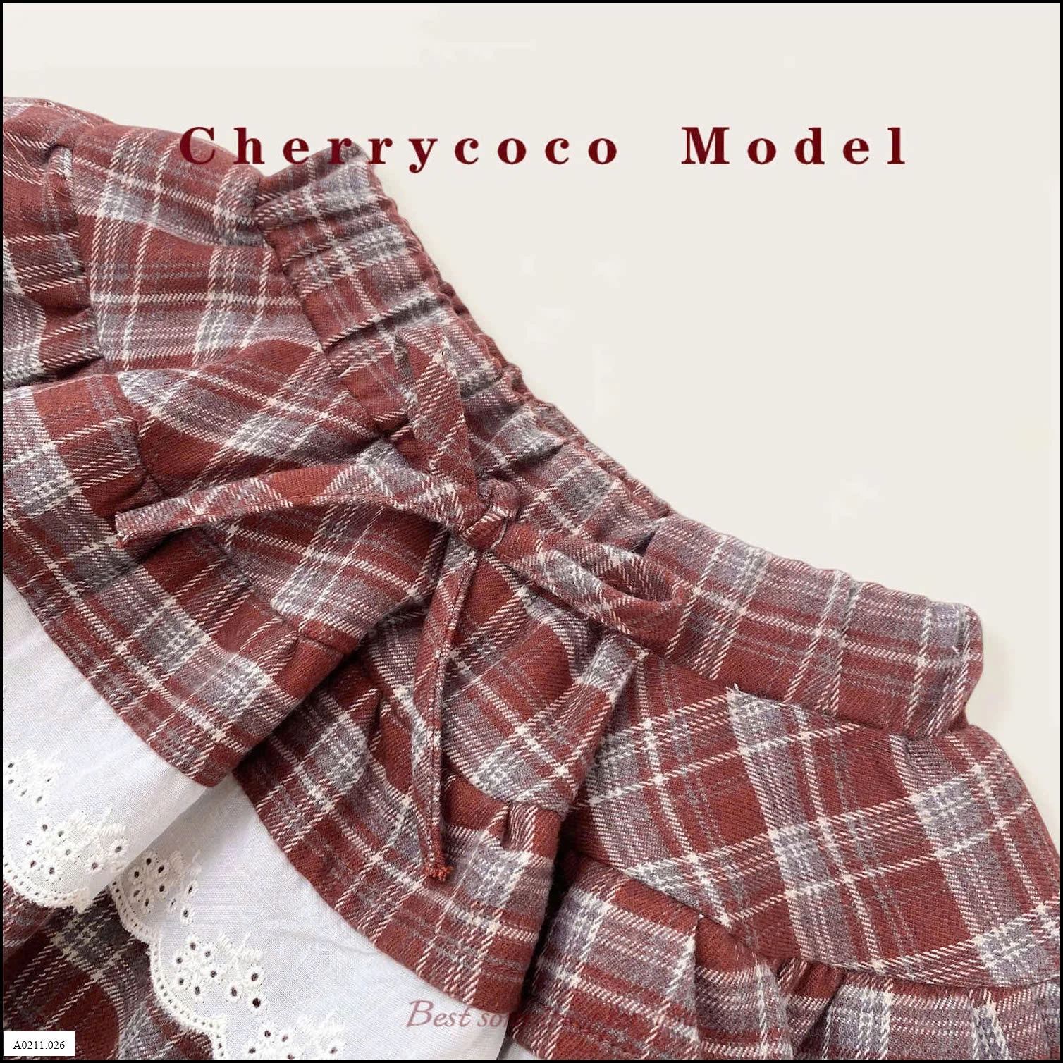 SET ÁO CỔ BÈO + GILE LEN  + CHÂN VÁY KẺ BÈO TẦNG BG   Giá sỉ 365k