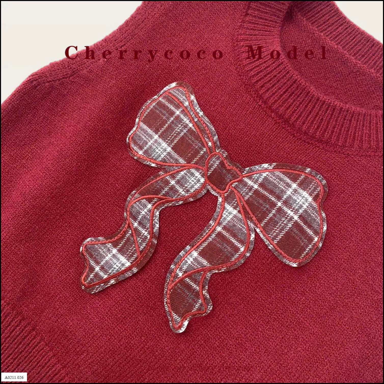 SET ÁO CỔ BÈO + GILE LEN  + CHÂN VÁY KẺ BÈO TẦNG BG   Giá sỉ 365k