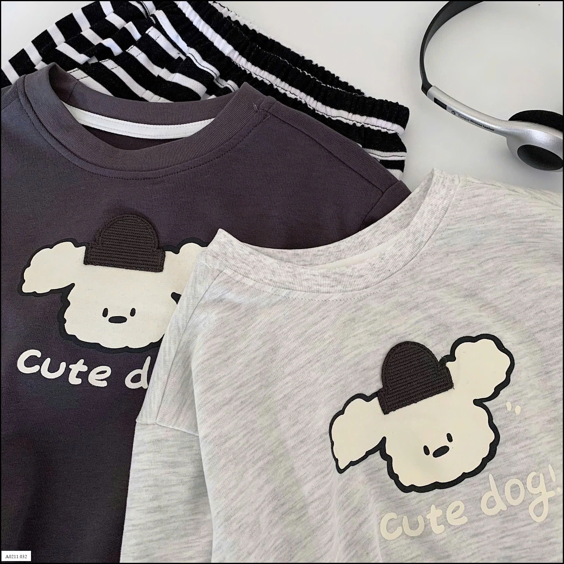 ÁO THUN HÌNH CÚN MAIBAO BT   Giá sỉ 112k