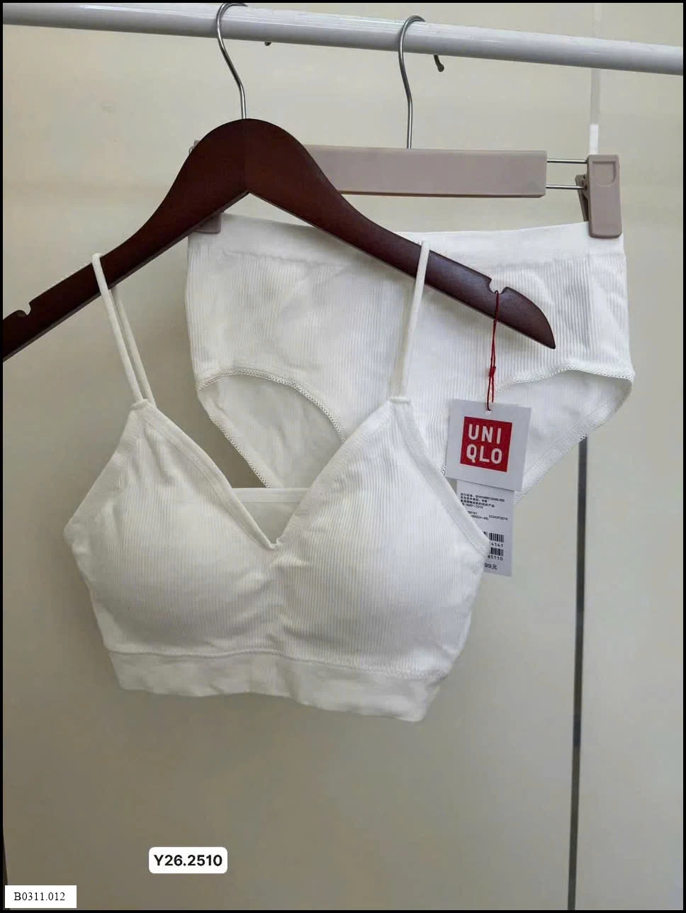 SET UNI bra + chip cotton UNI Giá sỉ 75k/bộ