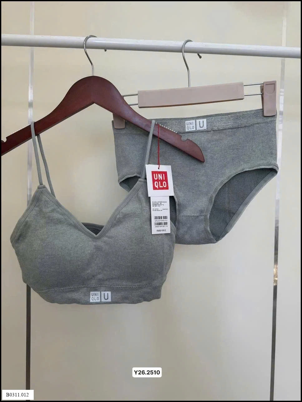 SET UNI bra + chip cotton UNI Giá sỉ 75k/bộ