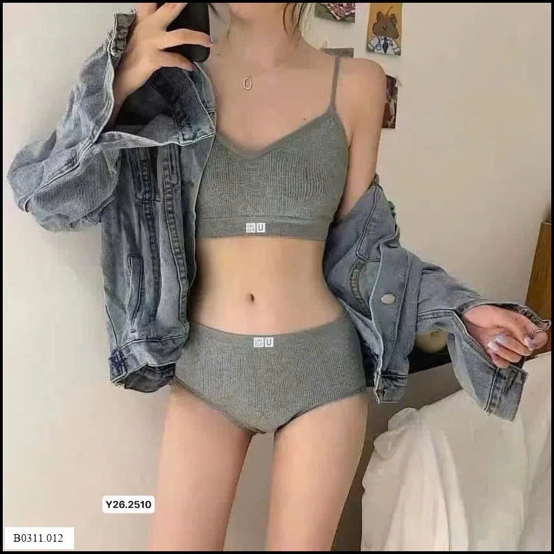 SET UNI bra + chip cotton UNI Giá sỉ 75k/bộ