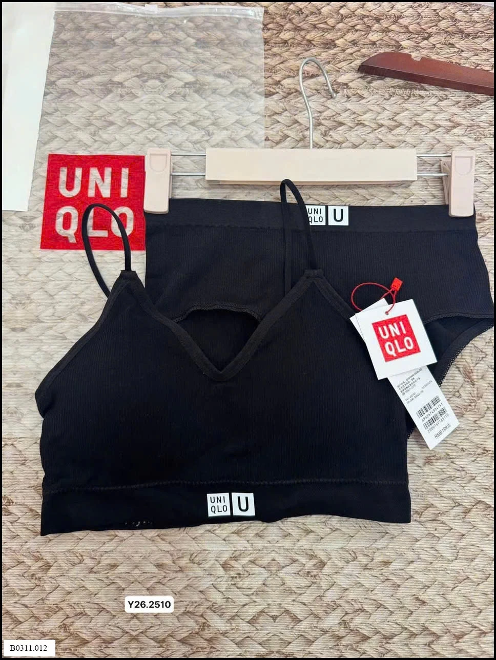 SET UNI bra + chip cotton UNI Giá sỉ 75k/bộ