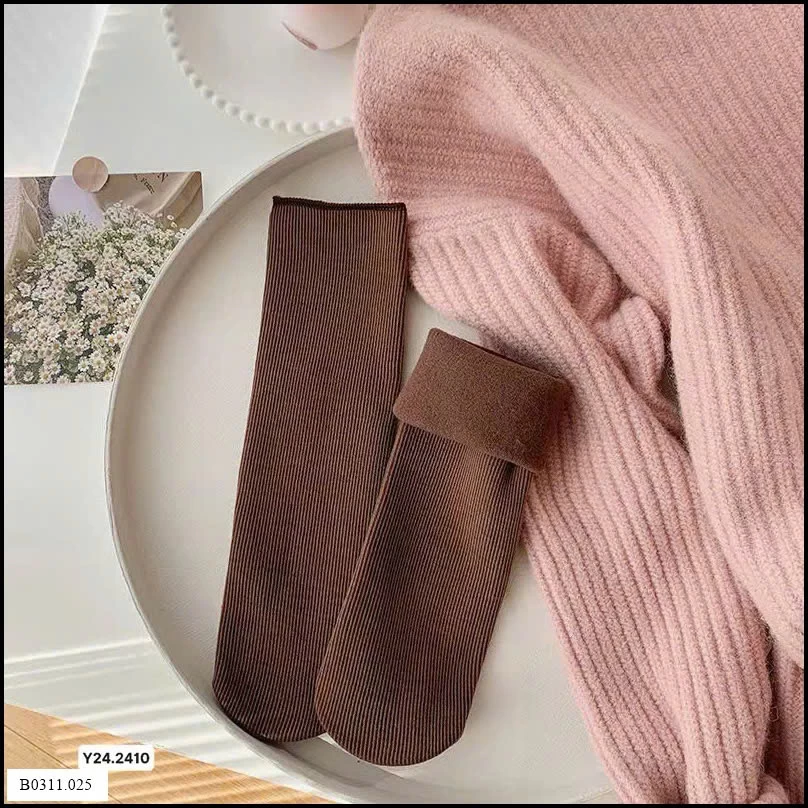 Sét 10 đôi tất lót lông Giá sỉ 55k /10 đôi