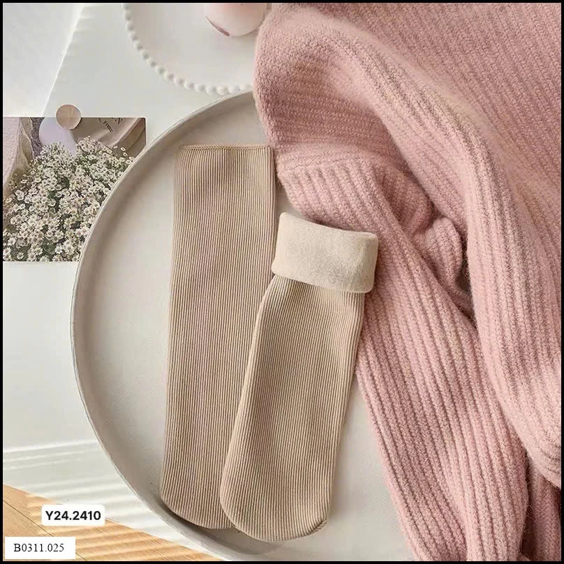 Sét 10 đôi tất lót lông Giá sỉ 55k /10 đôi