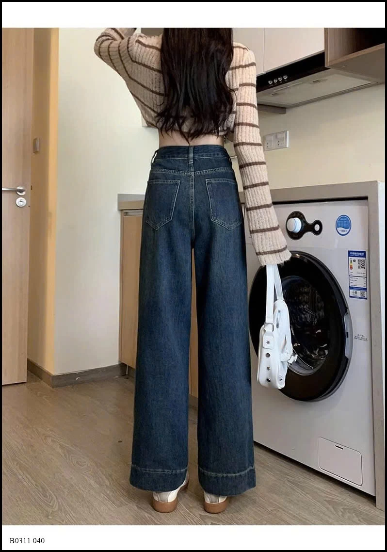 QUẦN JEAN ỐNG SUÔNG NỮ Giá sỉ 170k