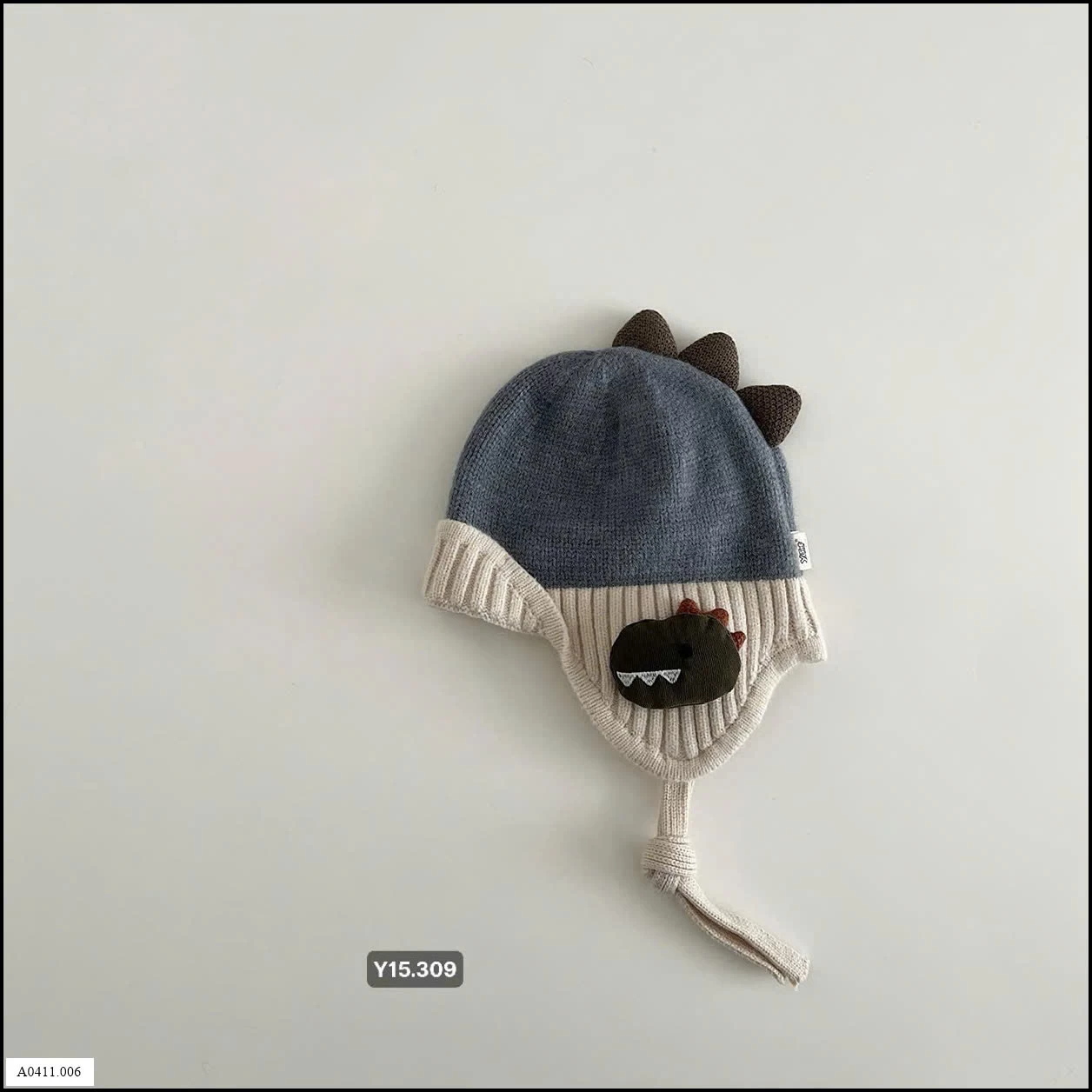 MŨ KHỦNG LONG BỊT TAI CHO BÉ Giá sỉ 75k/chiếc