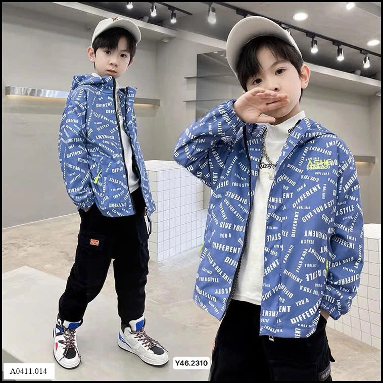 ÁO KHOÁC GIÓ SIZE ĐẠI BÉ TRAI  Giá sỉ 170k