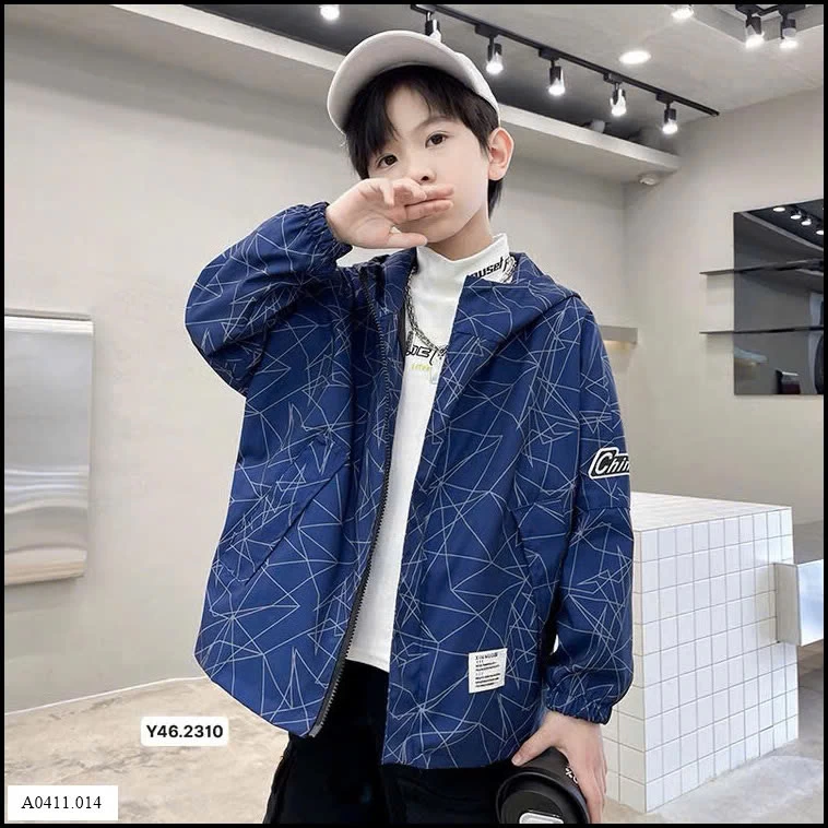 ÁO KHOÁC GIÓ SIZE ĐẠI BÉ TRAI  Giá sỉ 170k