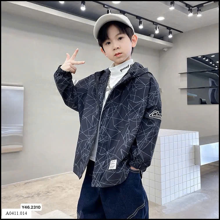 ÁO KHOÁC GIÓ SIZE ĐẠI BÉ TRAI  Giá sỉ 170k