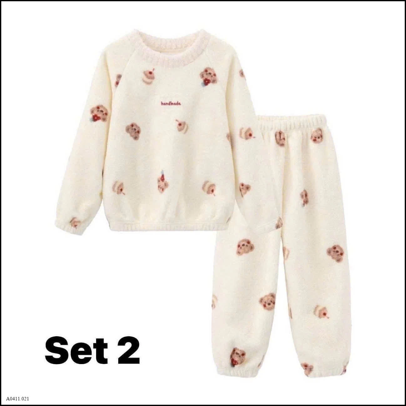 BỘ LÔNG MỀM TRẺ EM Giá sỉ Size 100-110-120: 125k/ set  Size 130-140-150: 145k/ set  Size 160-170: 165k/ set