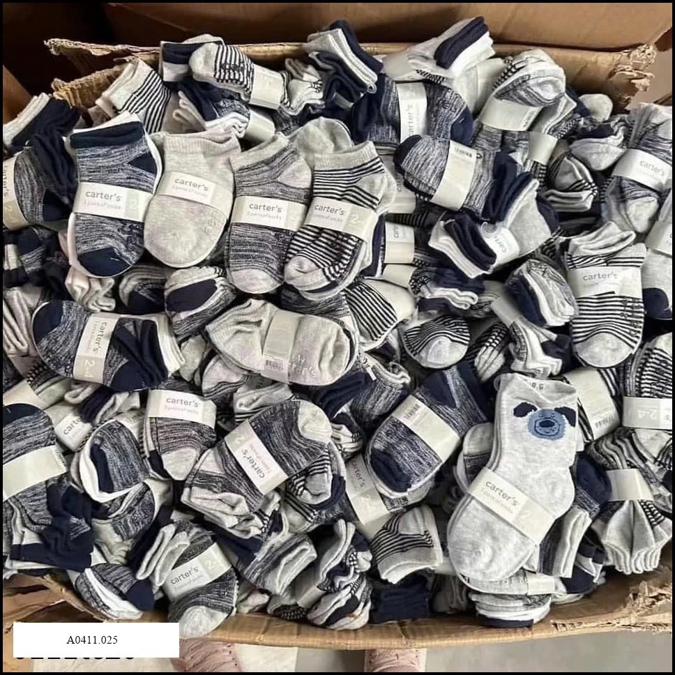 COMBO 15Đ TẤT CARTER Giá sỉ 120k/1 set 15đ mix mẫu