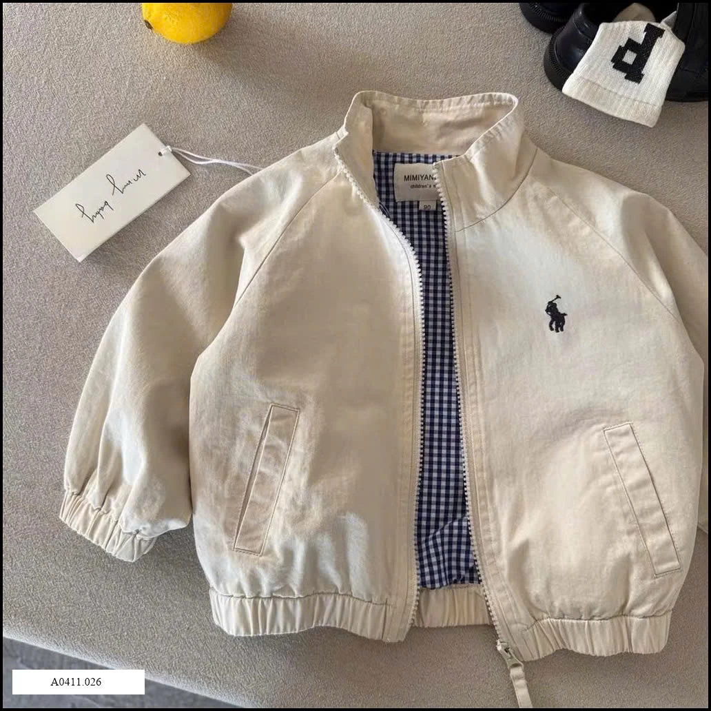 ÁO KHOÁC KAKI 2 LỚP THÊU NGỰA  Giá sỉ 185k