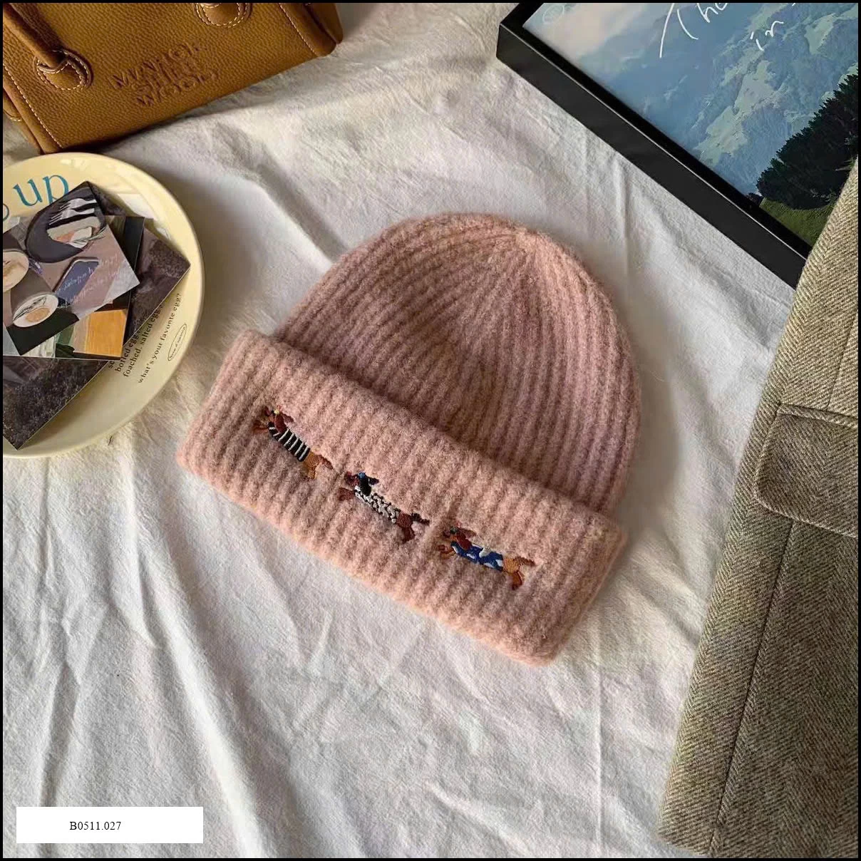 Sét mũ len kèm khăn Giá sỉ 100k