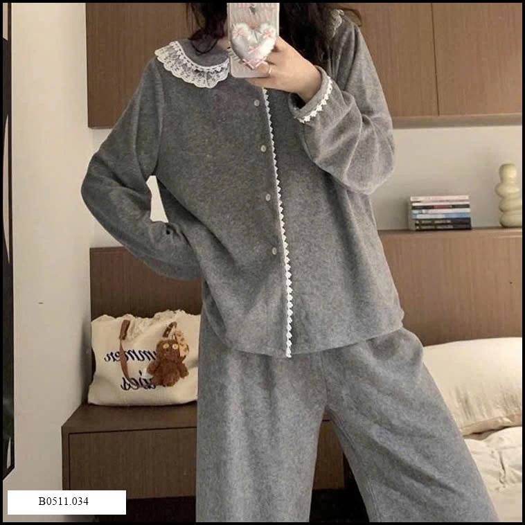 BỘ MẶC NHÀ DÀI TAY Giá sỉ 135k