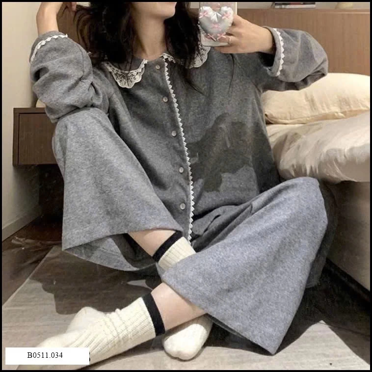 BỘ MẶC NHÀ DÀI TAY Giá sỉ 135k