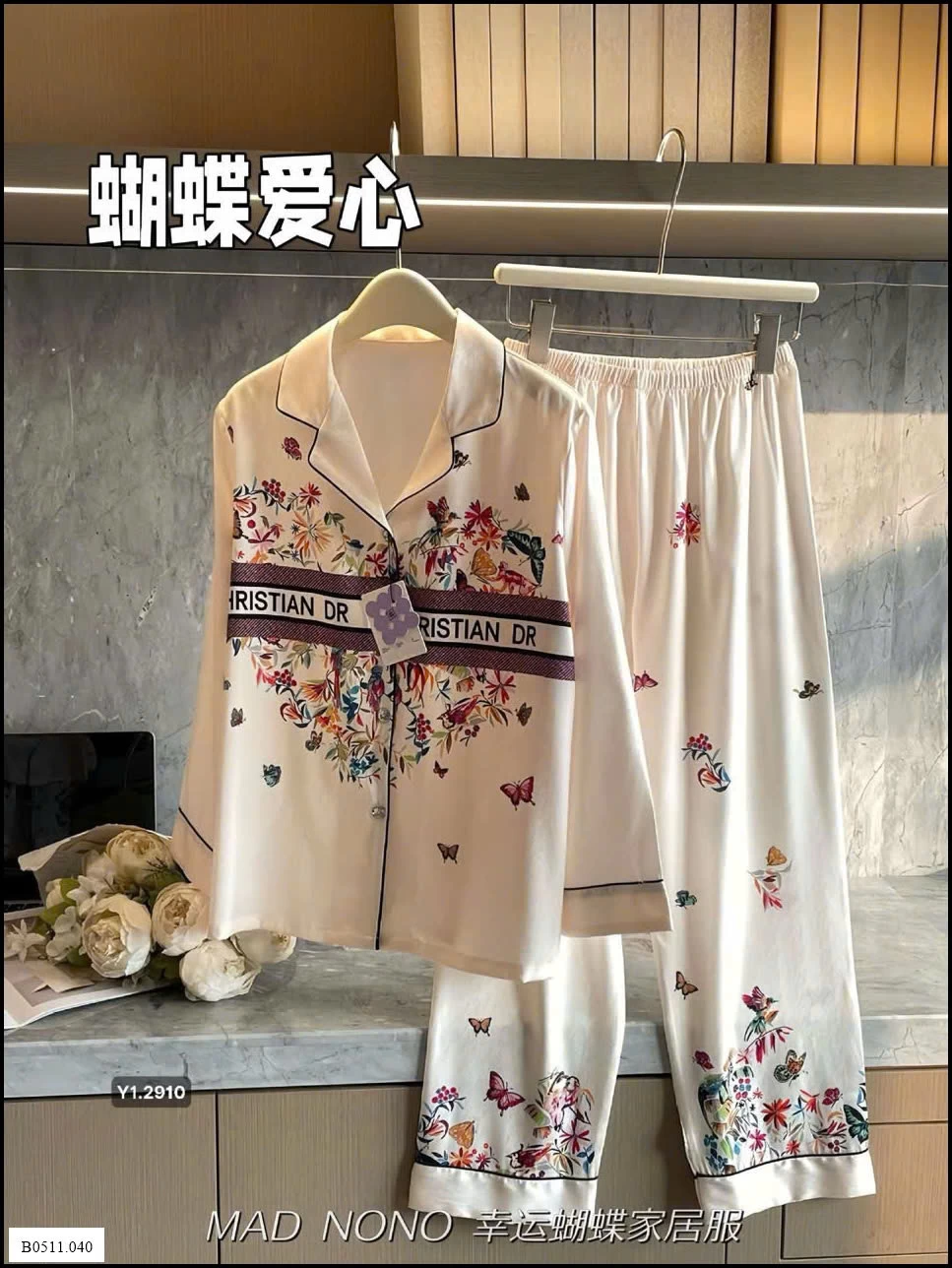 BỘ PIJAMA LỤA HÃNG MADNONO Giá sỉ 260k