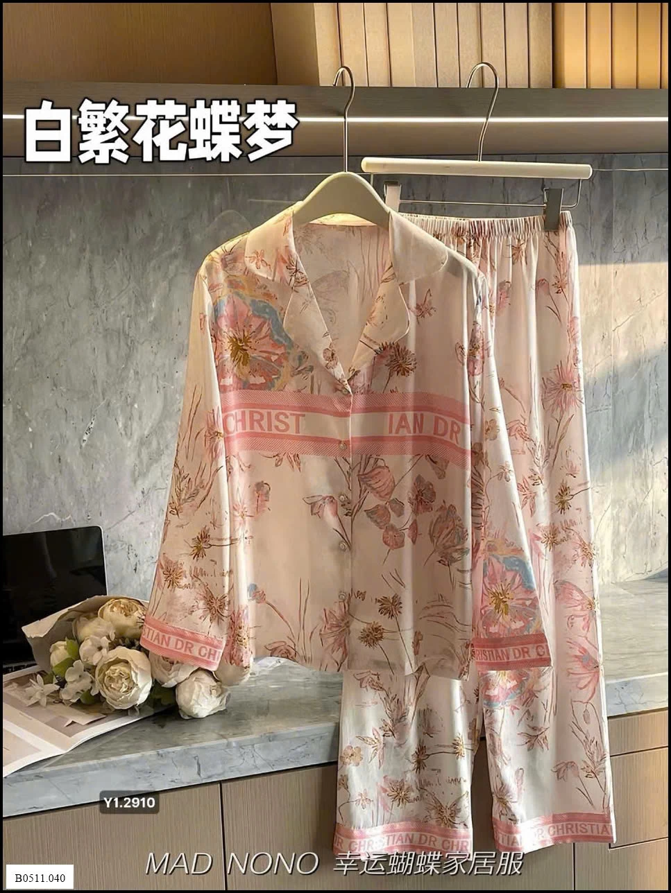 BỘ PIJAMA LỤA HÃNG MADNONO Giá sỉ 260k