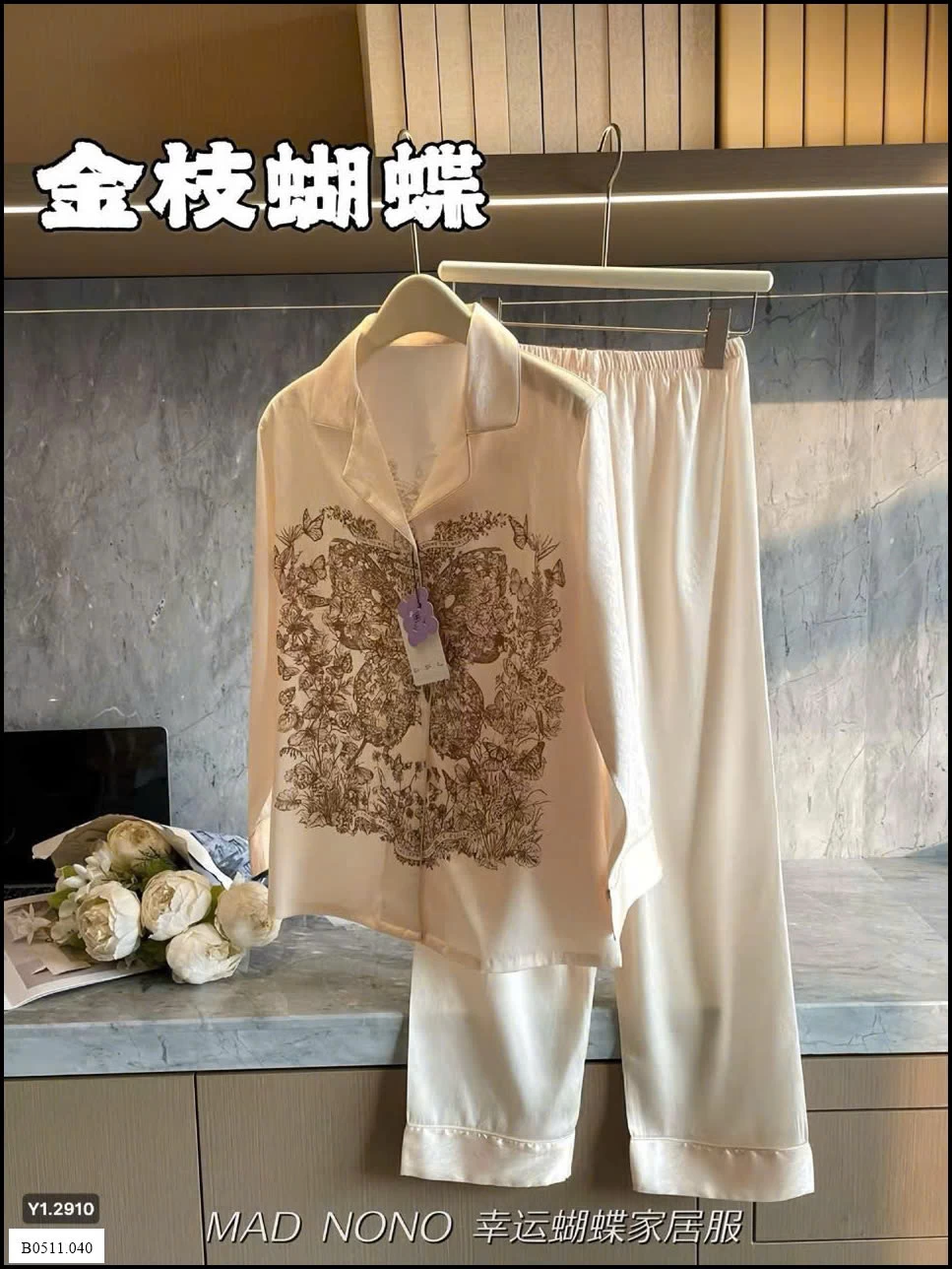 BỘ PIJAMA LỤA HÃNG MADNONO Giá sỉ 260k