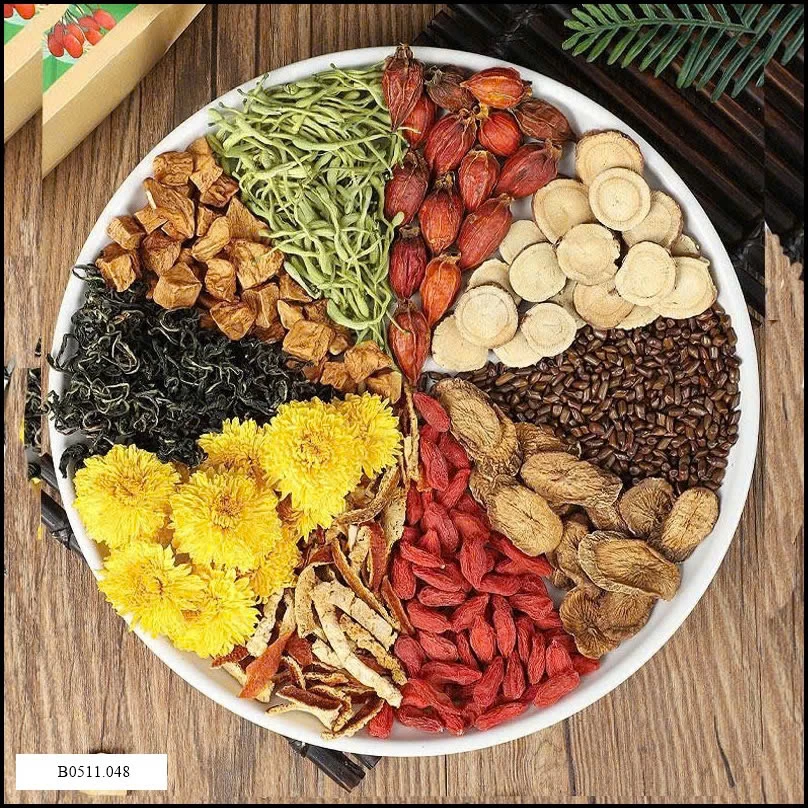 TRÀ CÚC KỶ TỬ GIẢI NHIỆT THANH MÁT Giá sỉ  60k/ set 3 túi ( mỗi túi 30 gói nhỏ)