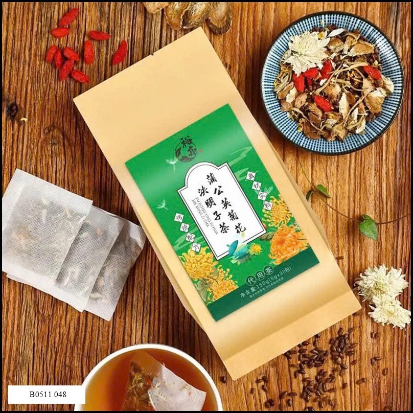 TRÀ CÚC KỶ TỬ GIẢI NHIỆT THANH MÁT Giá sỉ  60k/ set 3 túi ( mỗi túi 30 gói nhỏ)