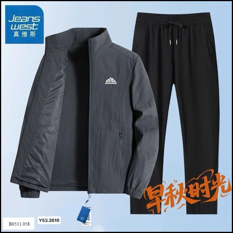 Bộ đồ thể thao nam  Giá sỉ 340k