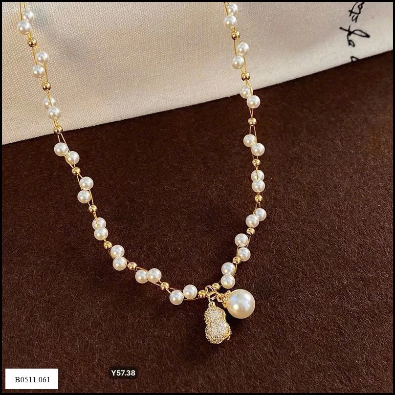 VVÒNG CỔ NGỌC TRAI GOLICC  Giá sỉ 145k