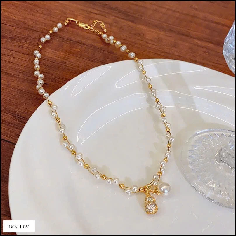 VVÒNG CỔ NGỌC TRAI GOLICC  Giá sỉ 145k