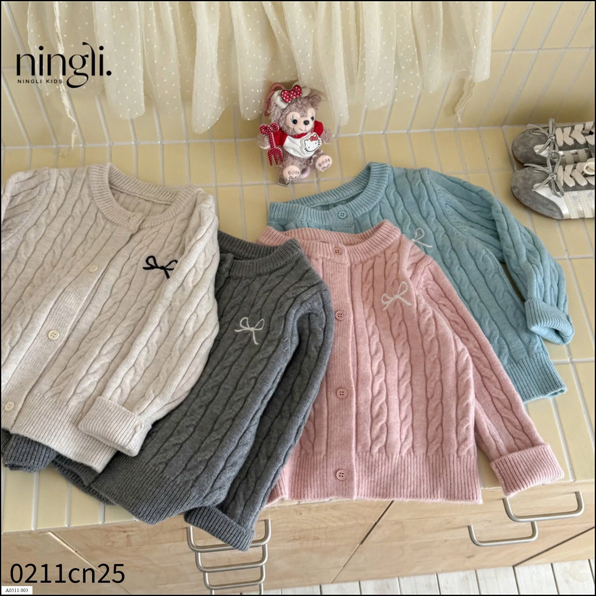 Cadigan hãng #ninglin  Giá sỉ 135k