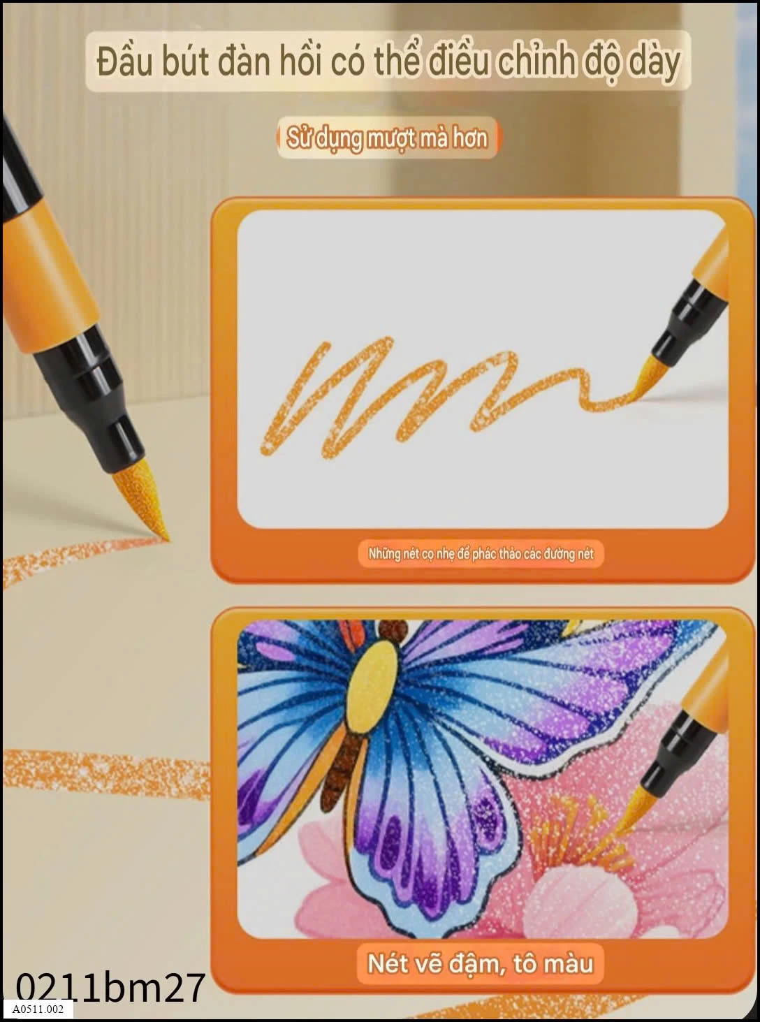 Bộ bút màu nhũ bling bling Giá sỉ 95k