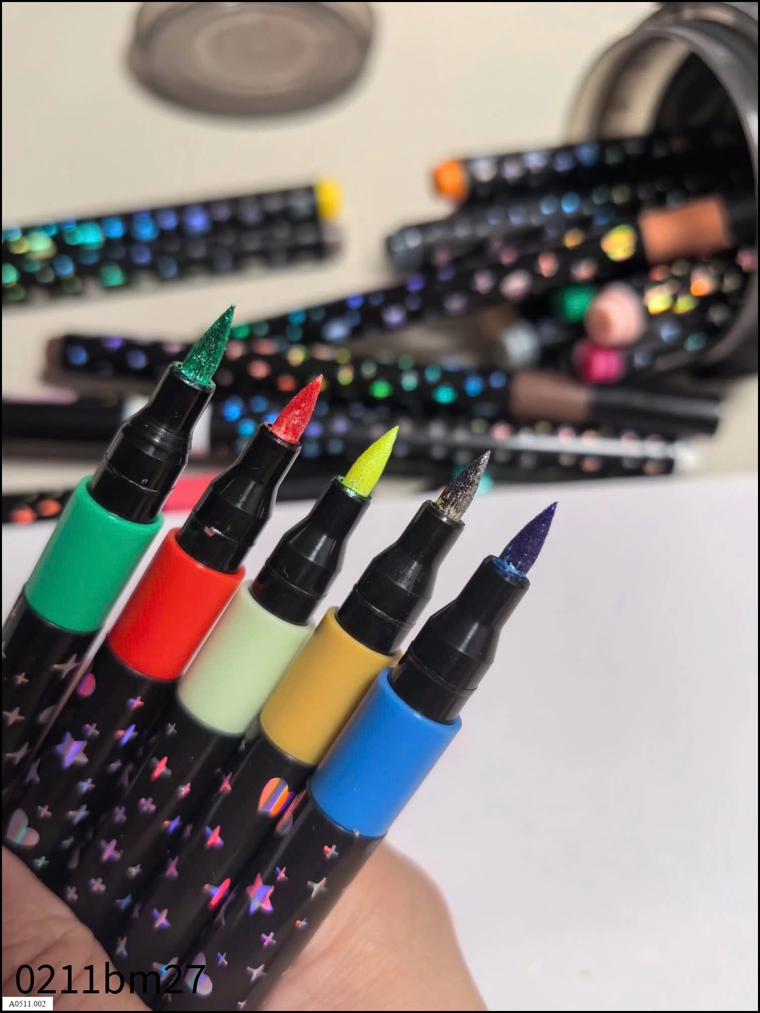 Bộ bút màu nhũ bling bling Giá sỉ 95k