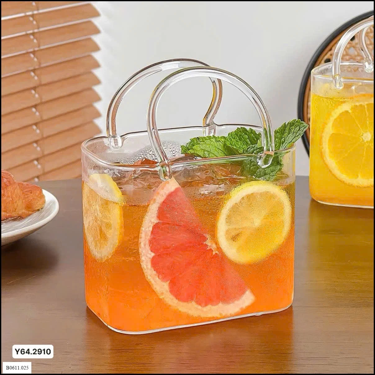 Giỏ thuỷ tinh không kèm ống hút Giá sỉ 85k/chiếc (không kèm ống hút)