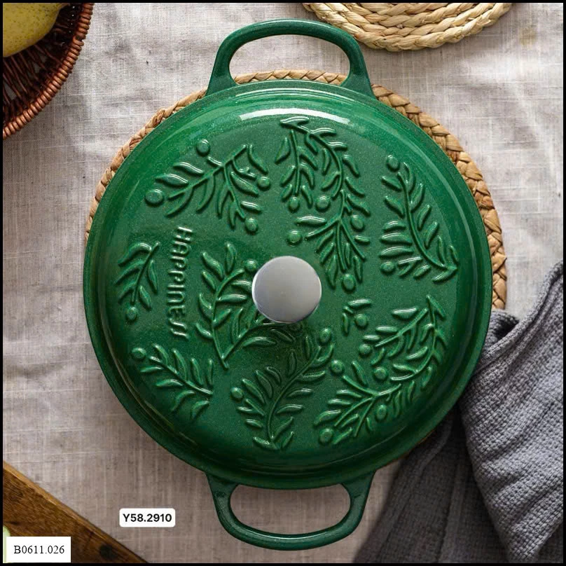 Nồi gang tráng men  Giá sỉ 630k