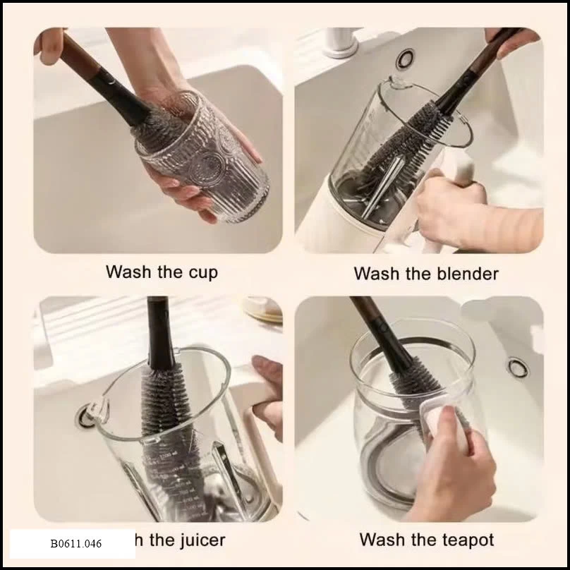 COMBO 2C CỌ VỆ SINH CỐC BÌNH ĐA NĂNG Giá sỉ 40k/set 2c