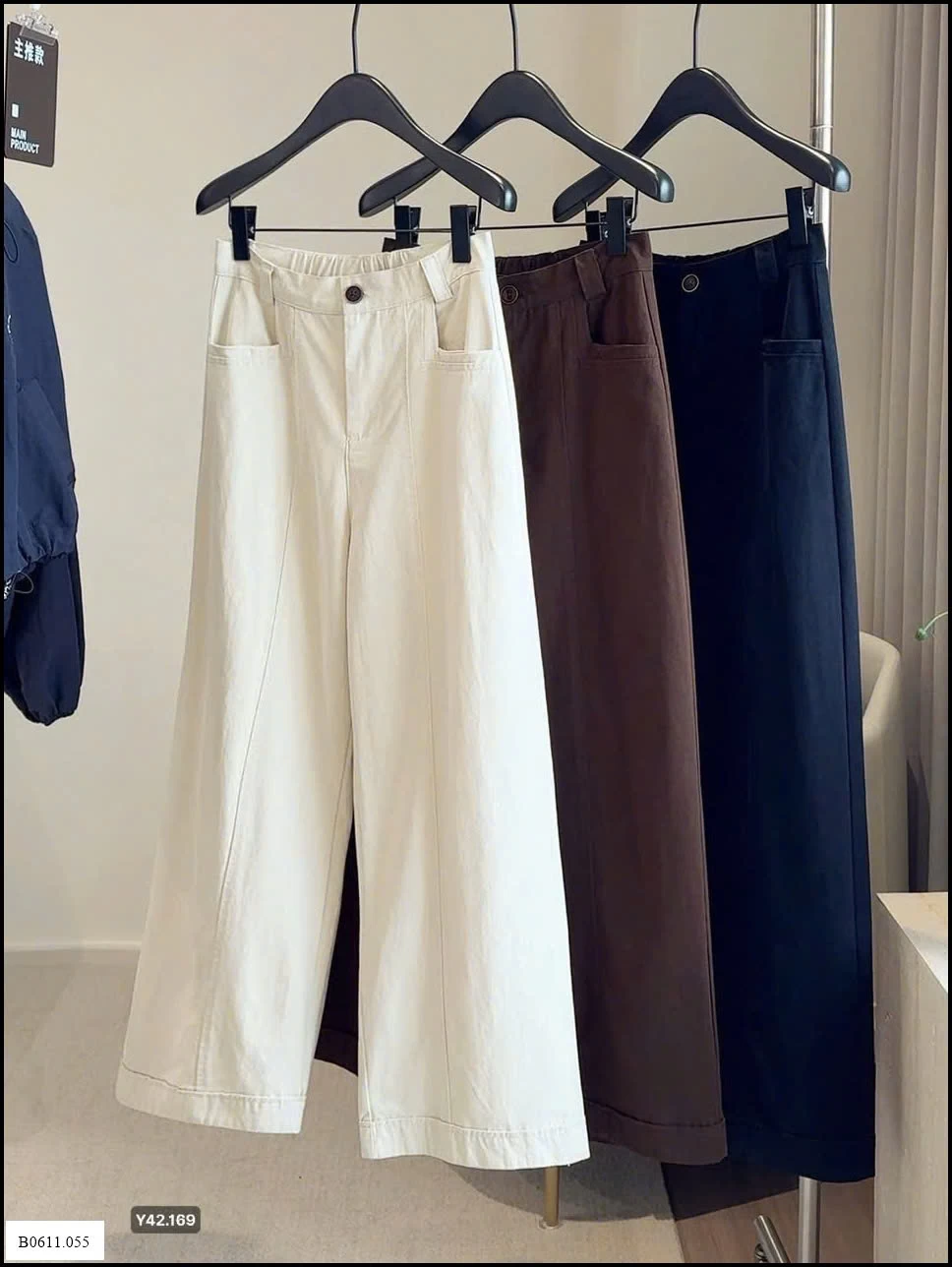 QUẦN OỐNG RỘNG LƯNG CHUN ANNA  Giá sỉ 205k