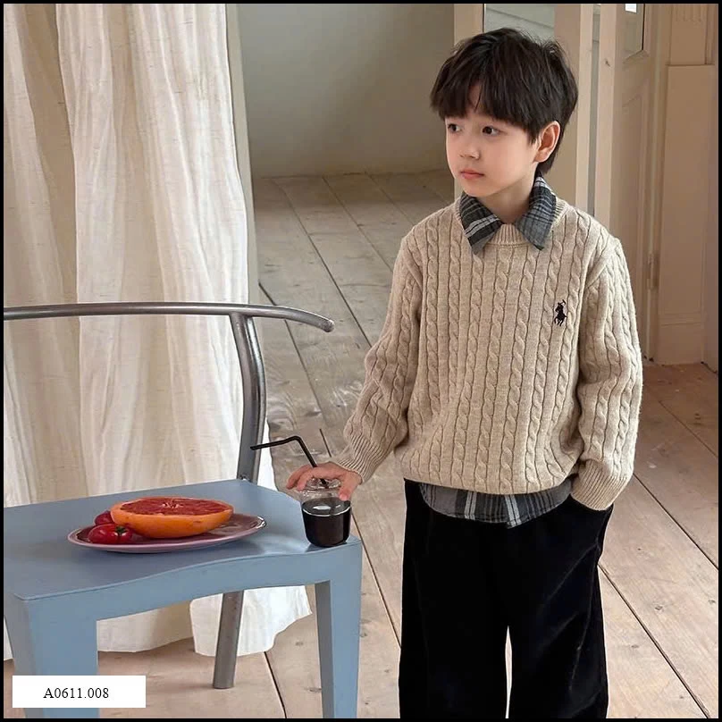 ÁO LEN THÊU NGỰA CAO CẤP NHÀ AMBB Giá sỉ 90-150: 185k      160: 200k