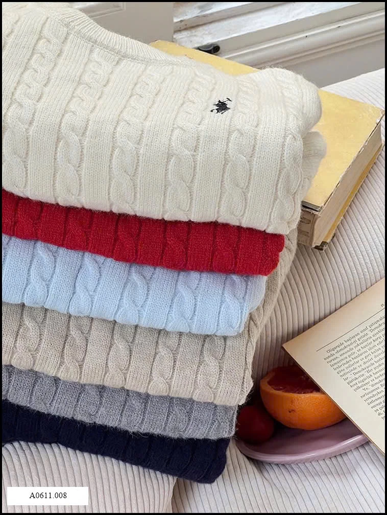 ÁO LEN THÊU NGỰA CAO CẤP NHÀ AMBB Giá sỉ 90-150: 185k      160: 200k