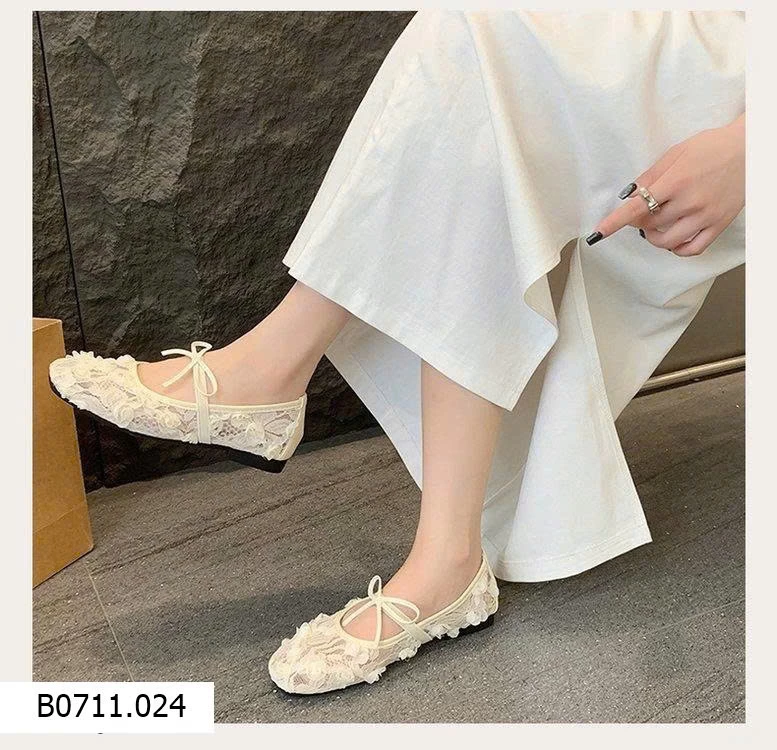 GIÀY MARY JANE LƯỚI HOA REN THANH LỊCH  Giá sỉ 175k