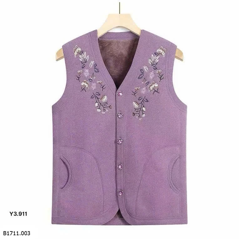 ÁO GILE LÓT LÔNG TRUNG NIÊN  Giá sỉ 180k