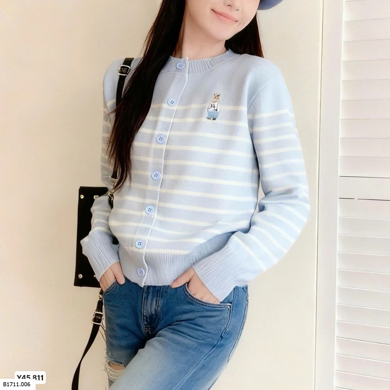 ÁO LEN CARDIGAN NỮ GẤU  Giá sỉ 150k