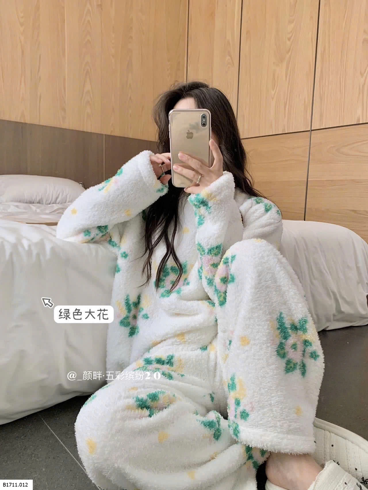 BST BỘ NGỦ LÔNG HỌA TIẾT CHO NỮ  Giá sỉ 165k