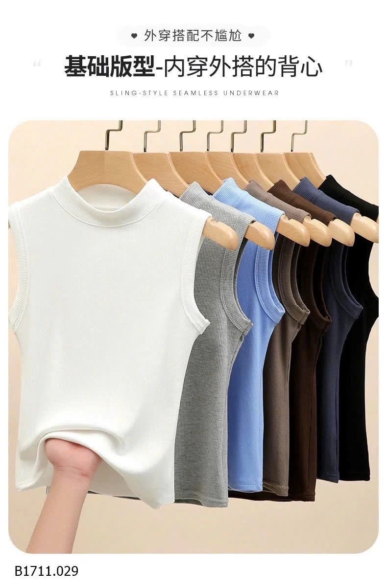 ÁO 2 DÂY KHÔNG TAY CỔ TRÒN  Giá sỉ 60k