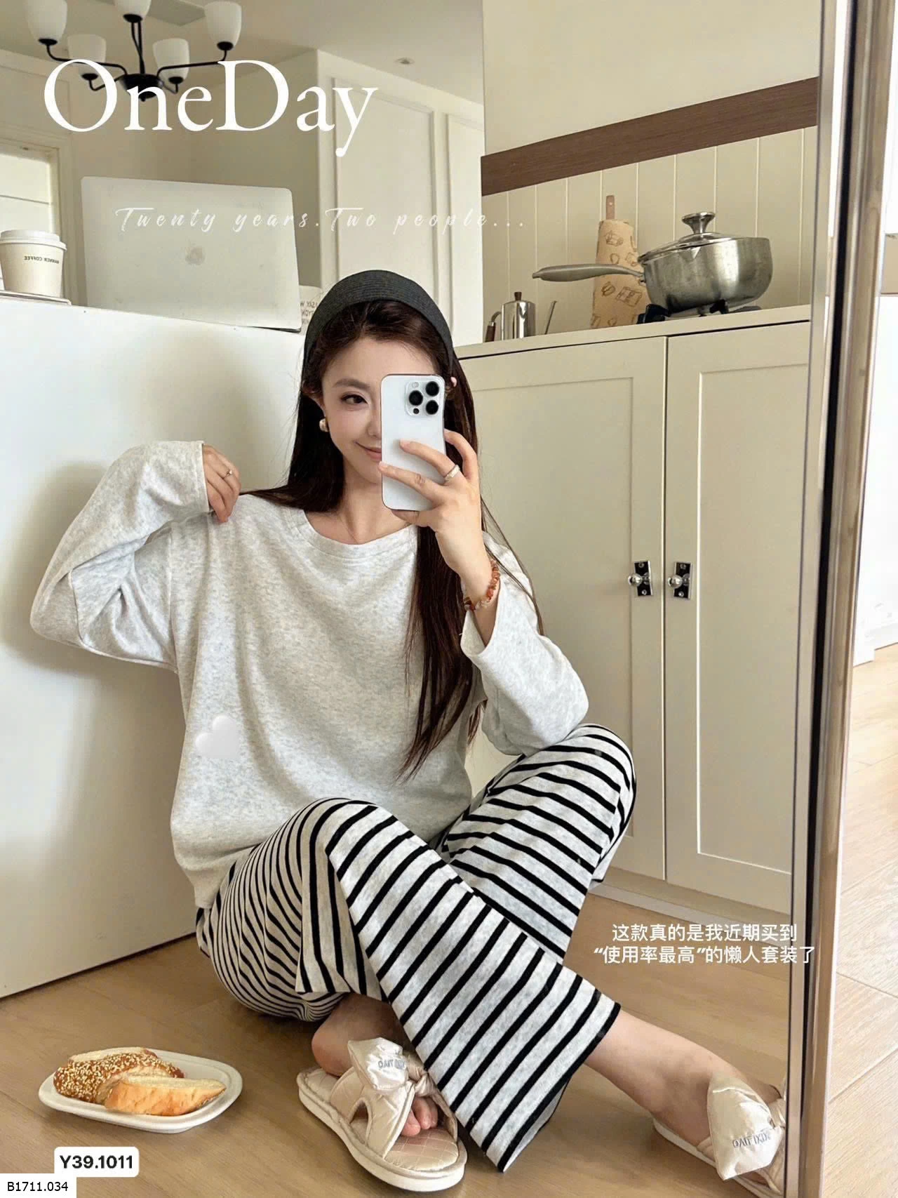 Bộ mặc nhà lông thỏ mềm ấm Giá sỉ 195k