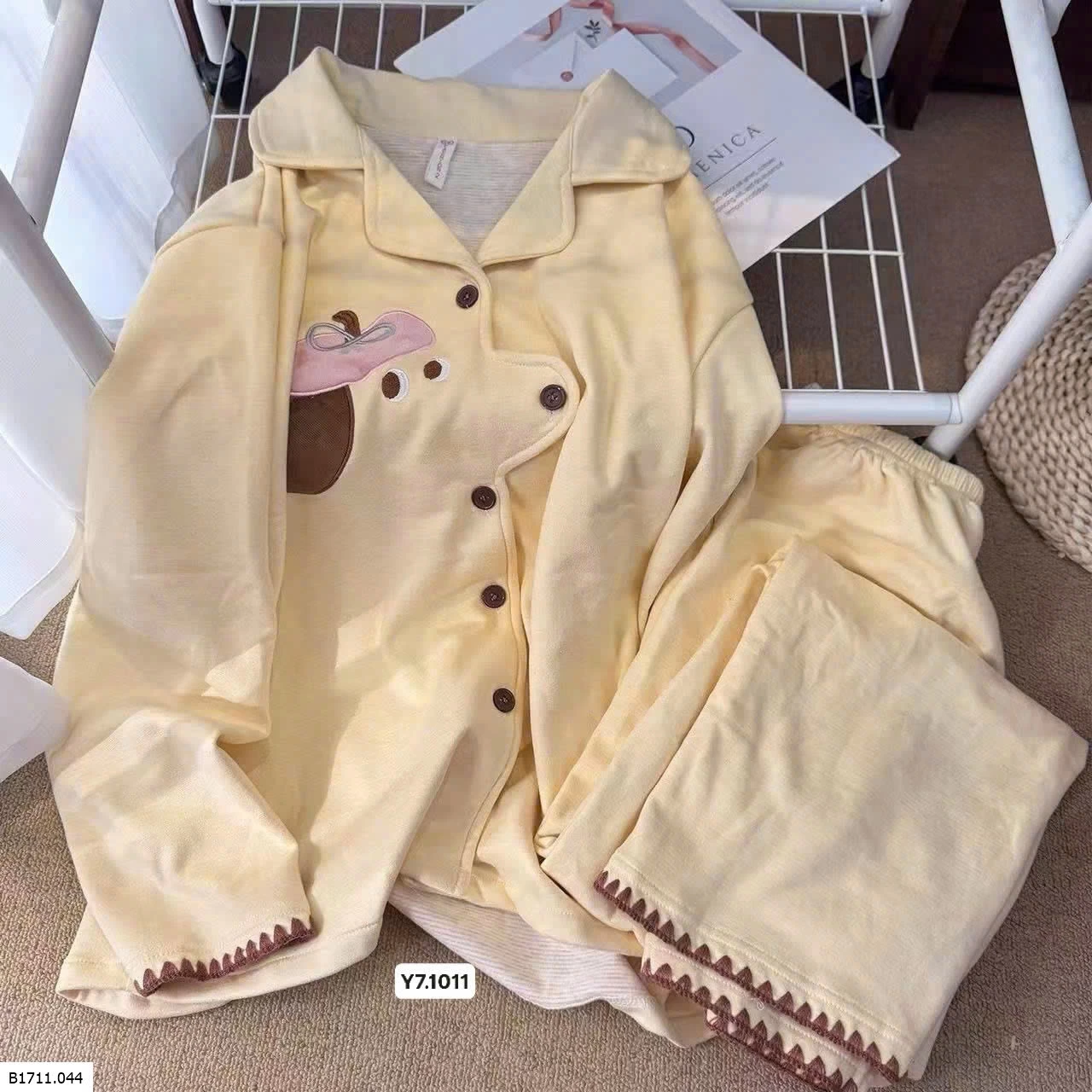 Set pijama vải lông cừu siêu ấm  Giá sỉ 180k