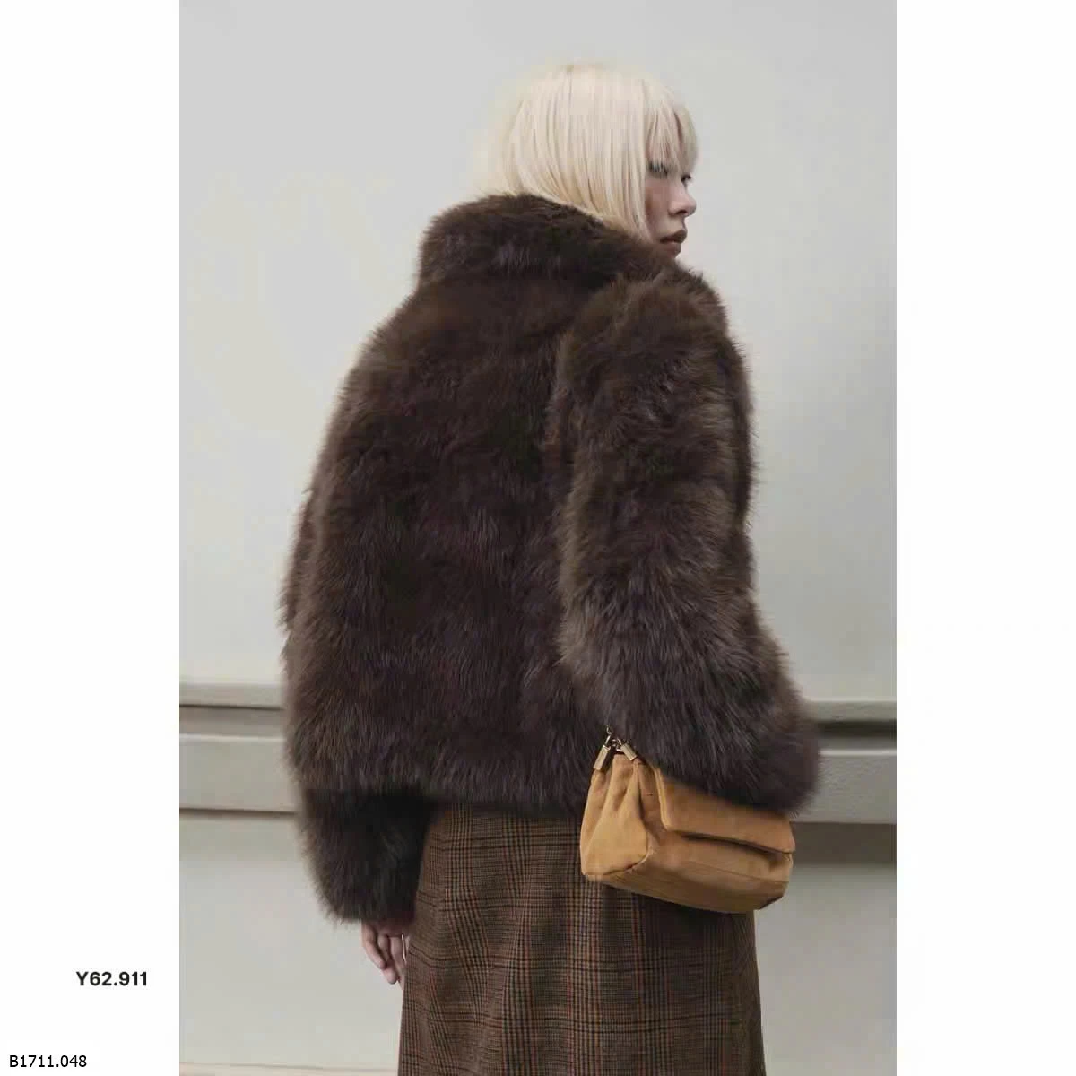 Áo khoác lông thời trang nữ KASLEAD   Giá sỉ 470k